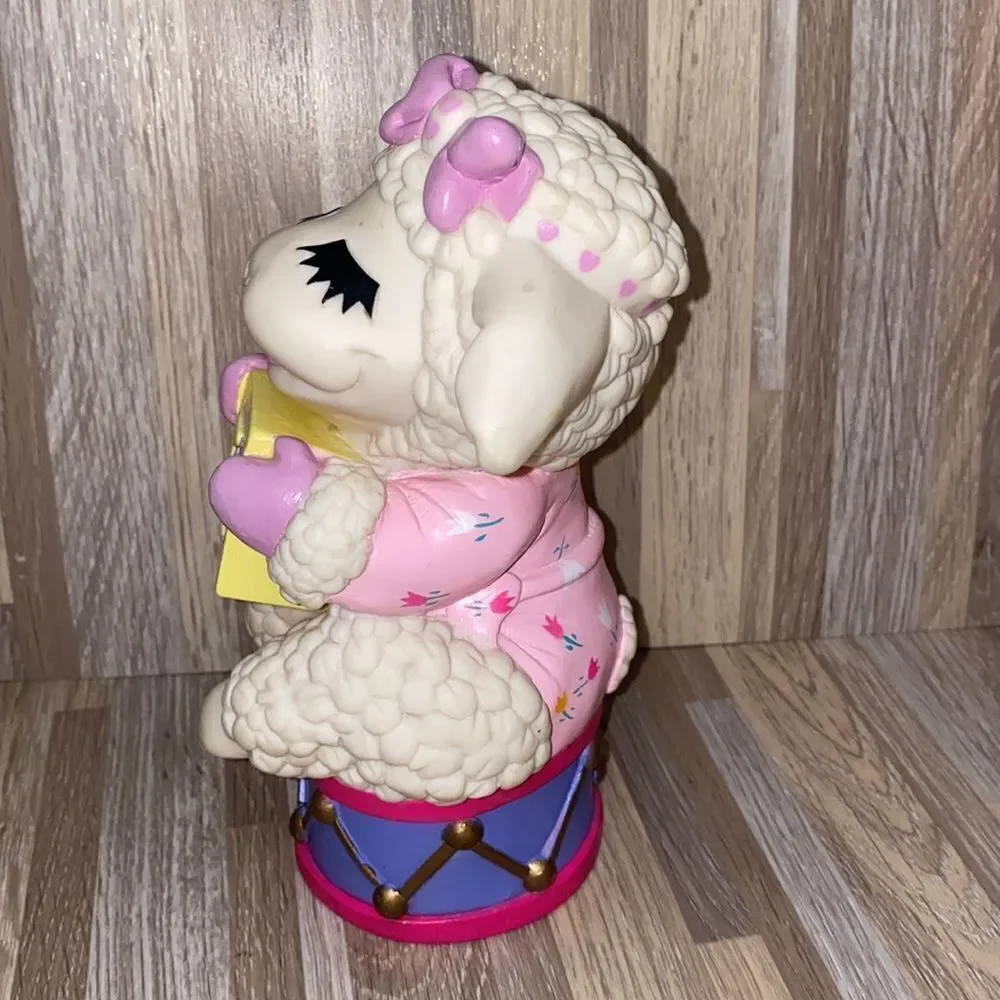 Lamb Chop plastic piggy bank By Happiness Express Vintage Shari Lewis puppet